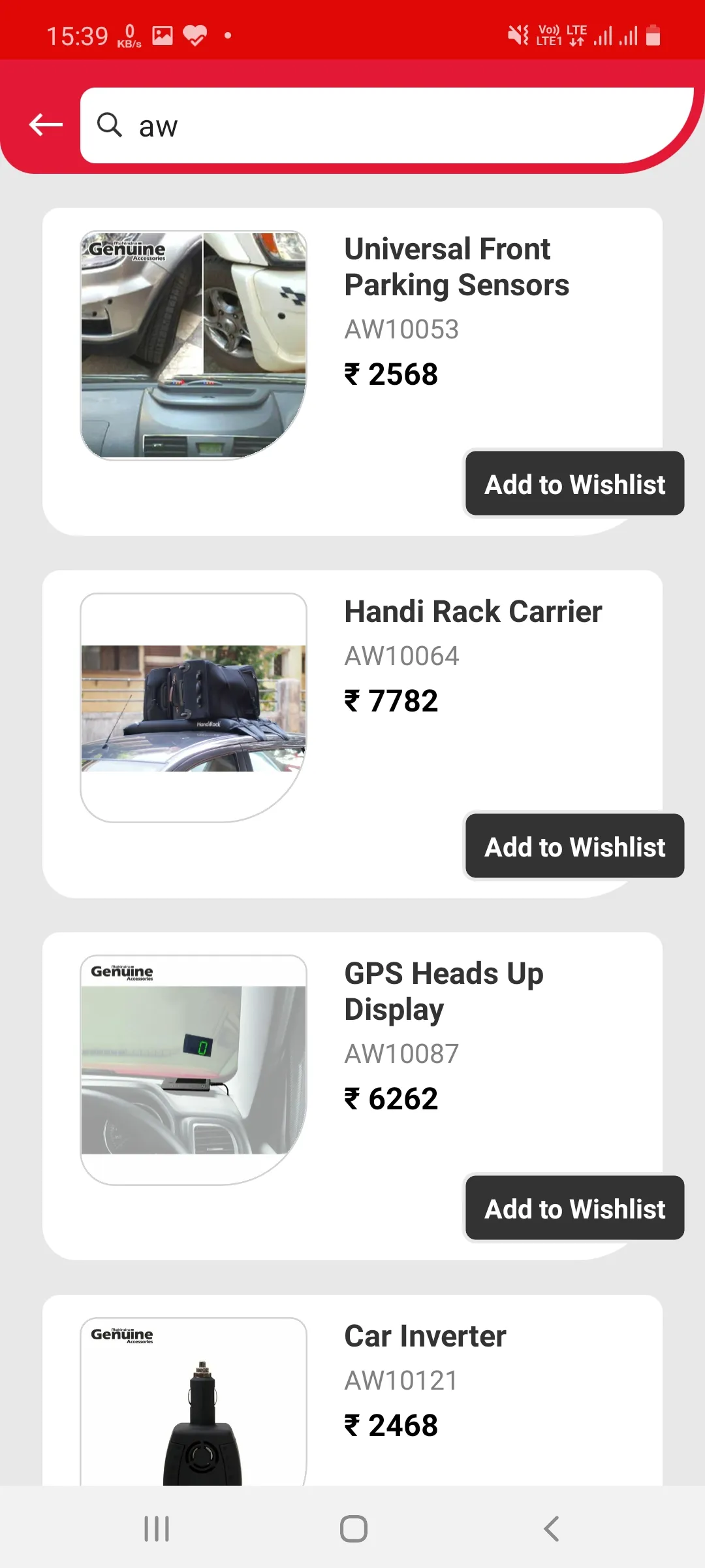 Mahindra Genuine Accessories | Indus Appstore | Screenshot