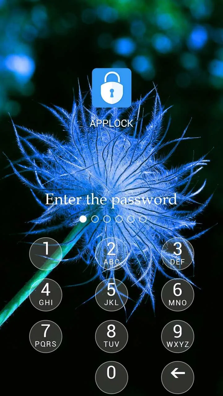 AppLock Theme Dandelion | Indus Appstore | Screenshot