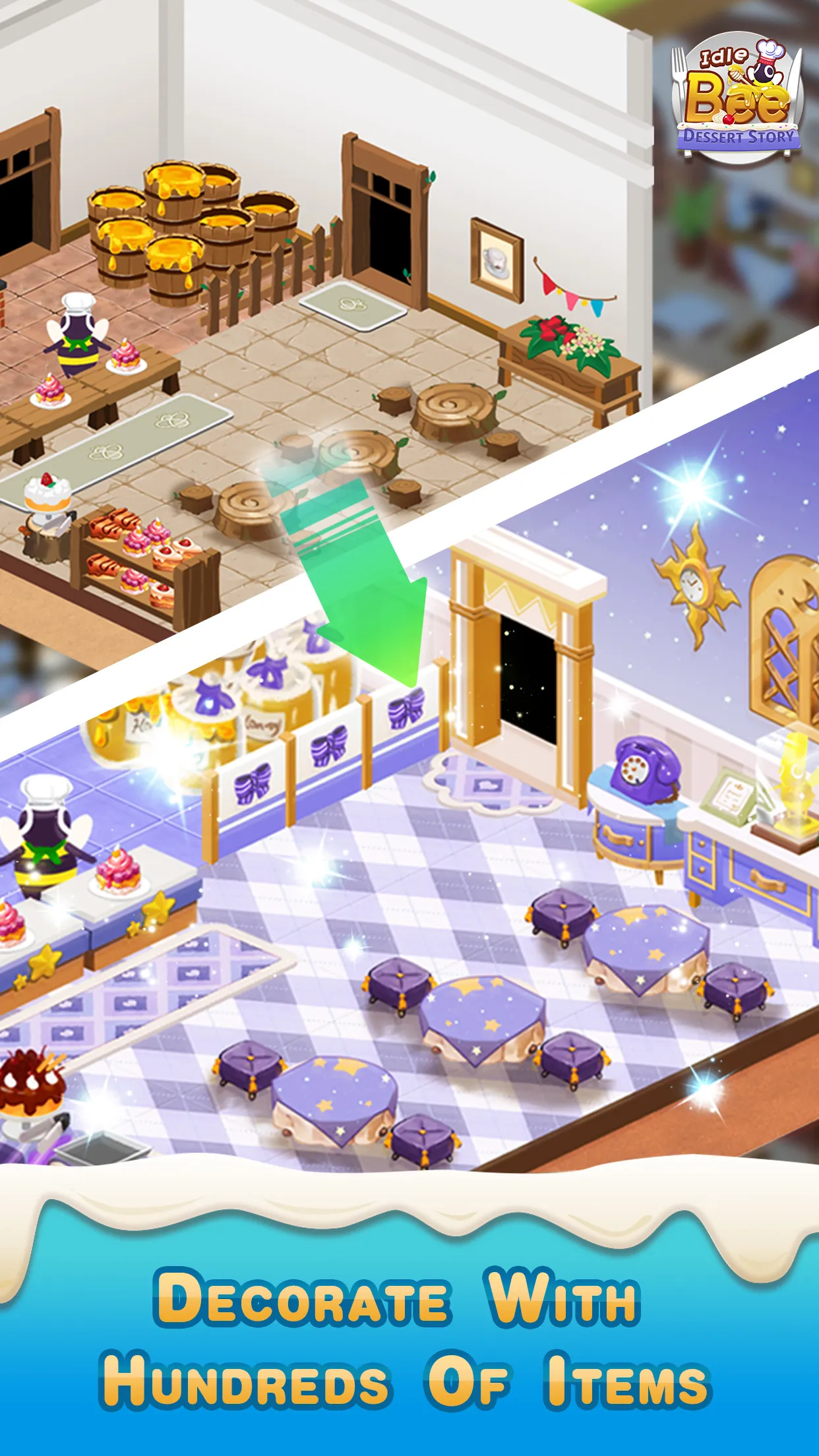 Idle Bee: Dessert Story | Indus Appstore | Screenshot