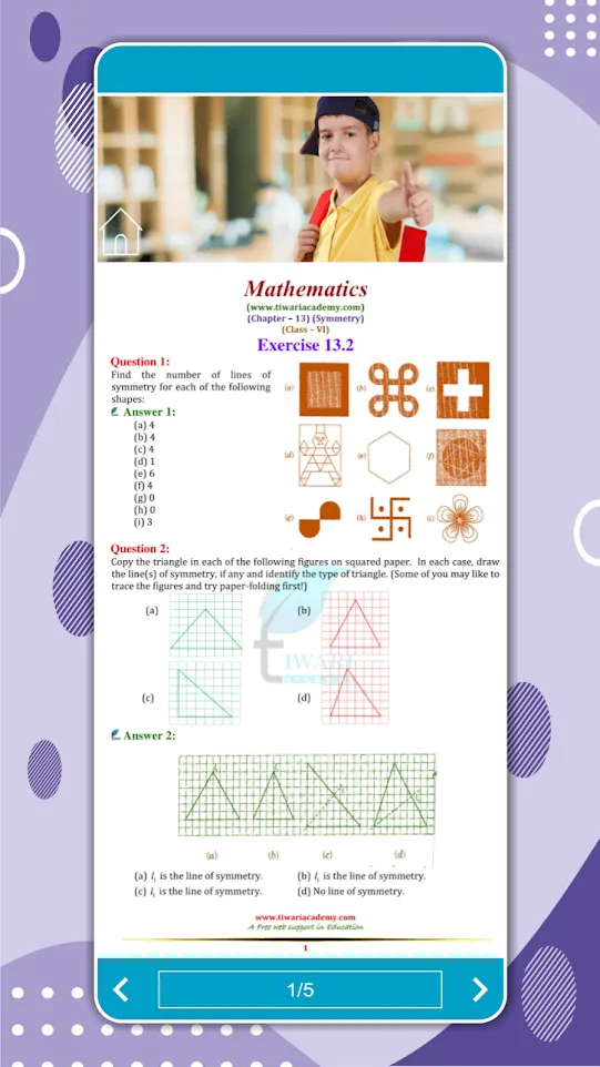 Class 6 Maths Solution Offline | Indus Appstore | Screenshot