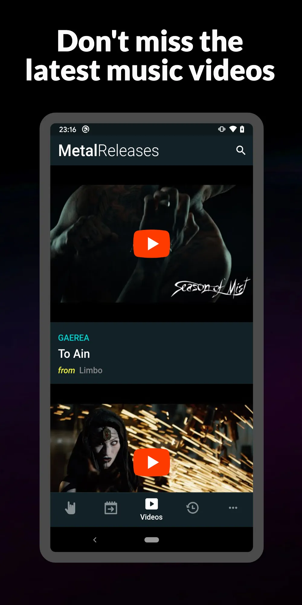 Metal Releases | Indus Appstore | Screenshot