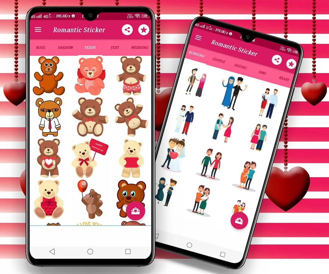 Romantic Stickers | Indus Appstore | Screenshot