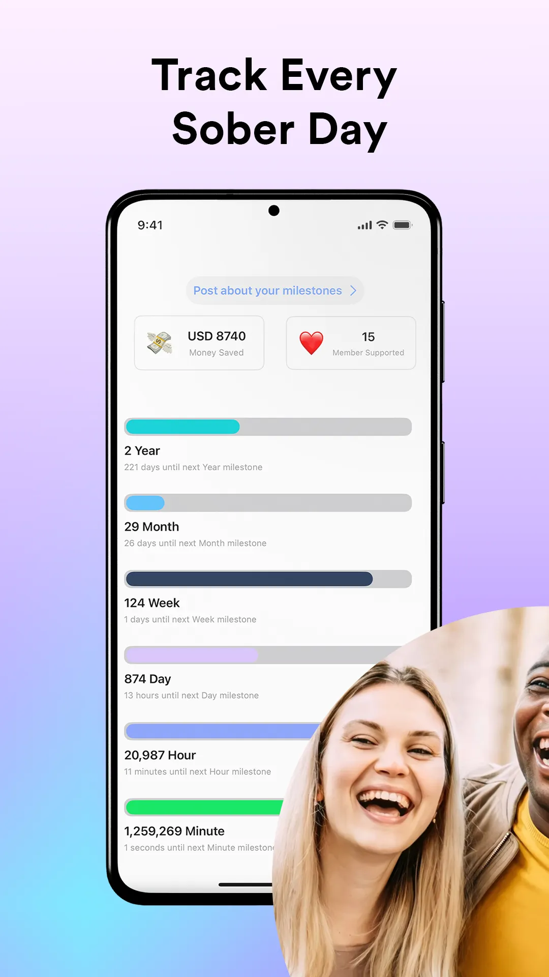 Sober Sidekick: Quit Addiction | Indus Appstore | Screenshot
