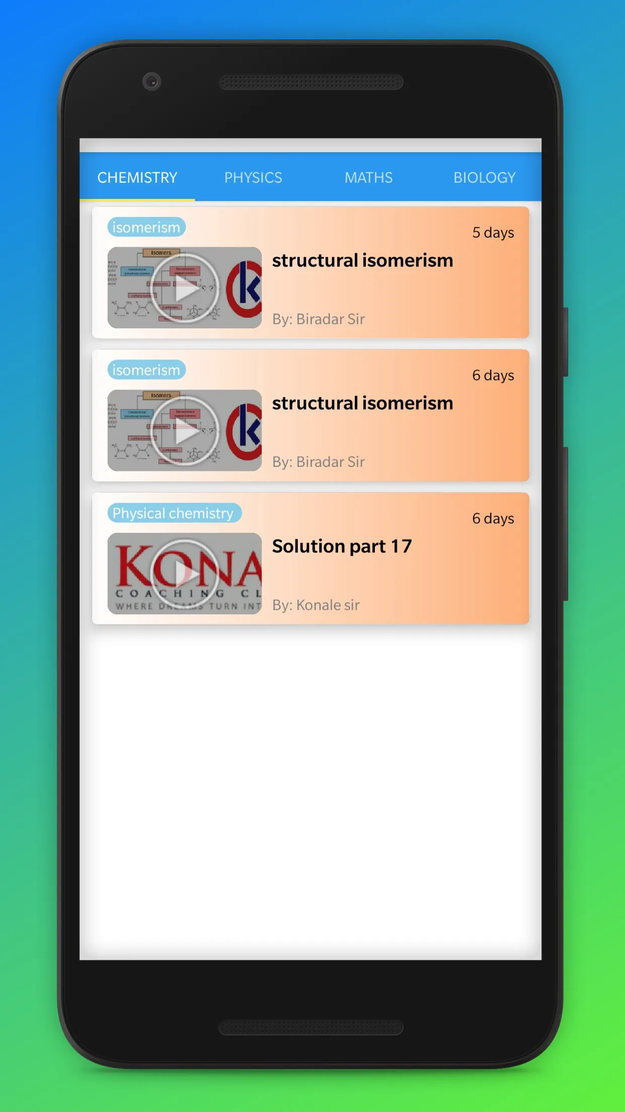 Konale Coaching Classes | Indus Appstore | Screenshot