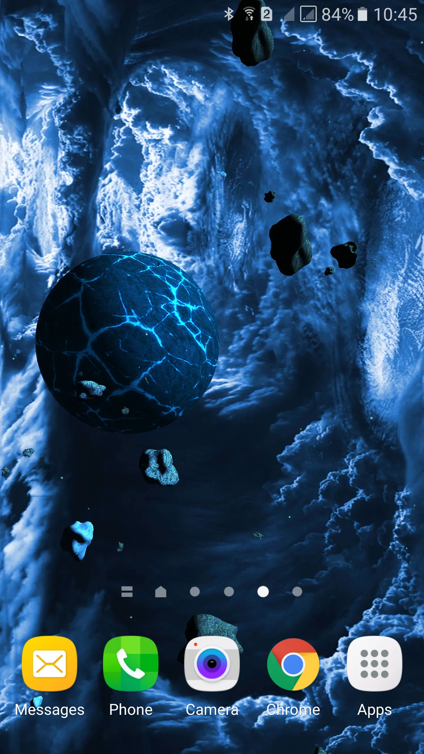 Asteroids 3D live wallpaper | Indus Appstore | Screenshot