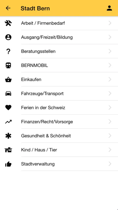 Notruf Stadt Bern | Indus Appstore | Screenshot