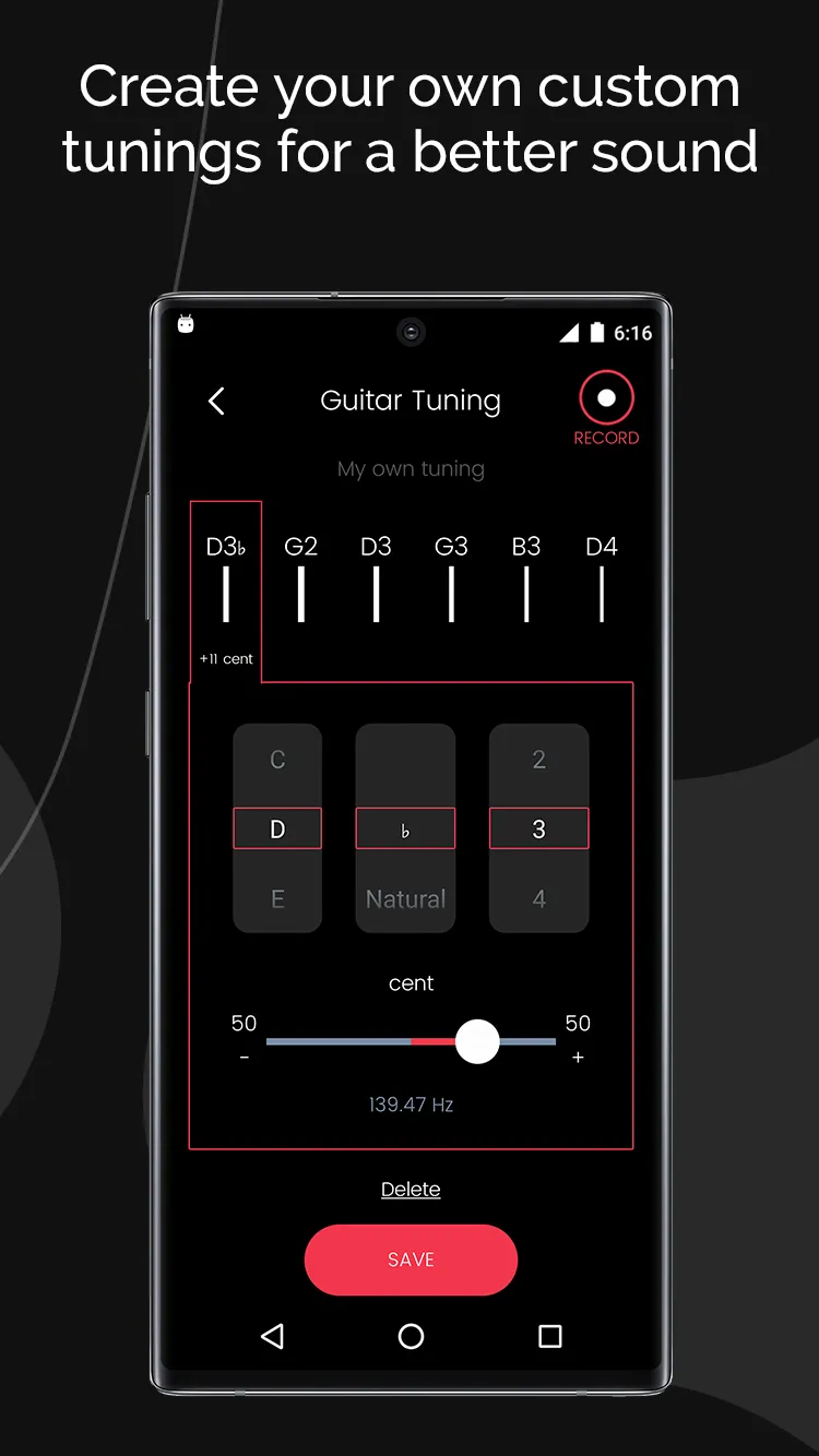 Roadie Tuner - Guitar & Uke | Indus Appstore | Screenshot