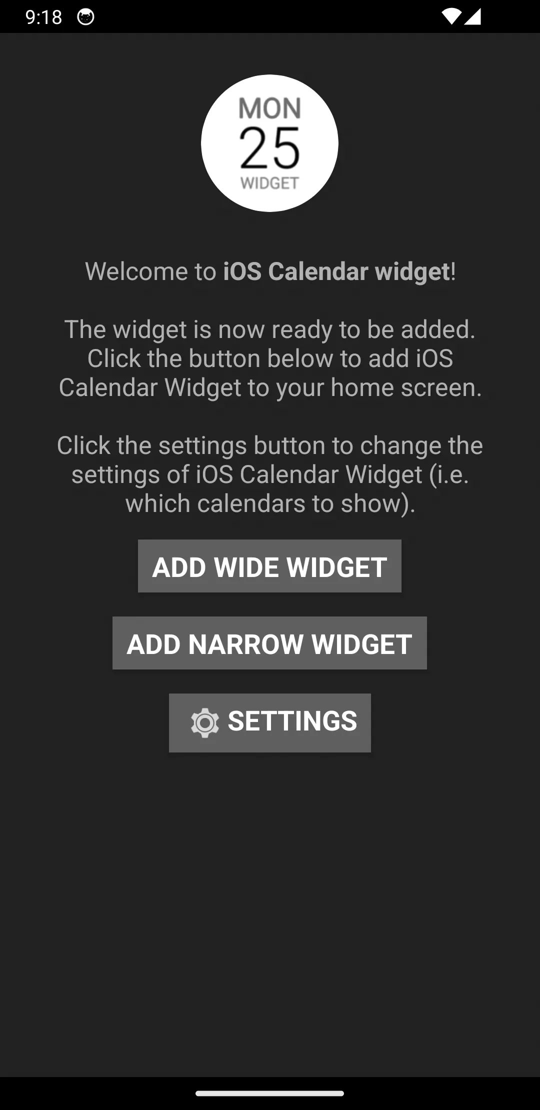 iOS Calendar Widget | Indus Appstore | Screenshot