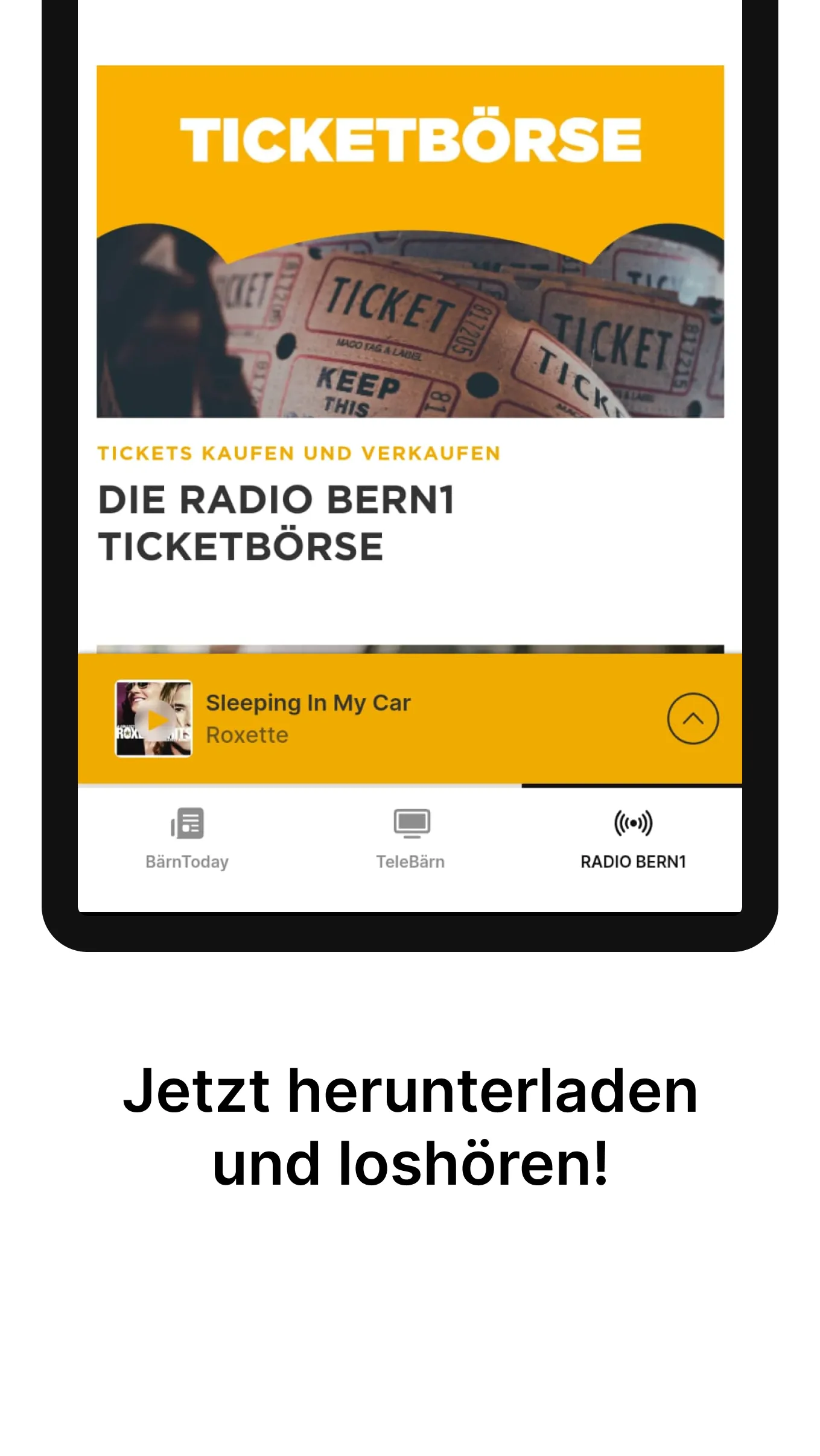 RADIO BERN1 | Indus Appstore | Screenshot