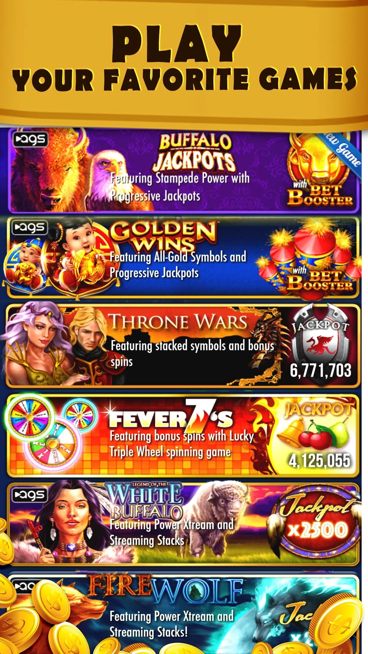 Longhorn Jackpot Casino Games | Indus Appstore | Screenshot