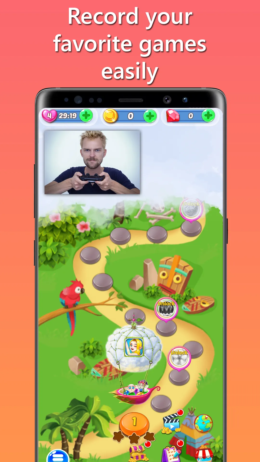 Game Recorder with Facecam | Indus Appstore | Screenshot