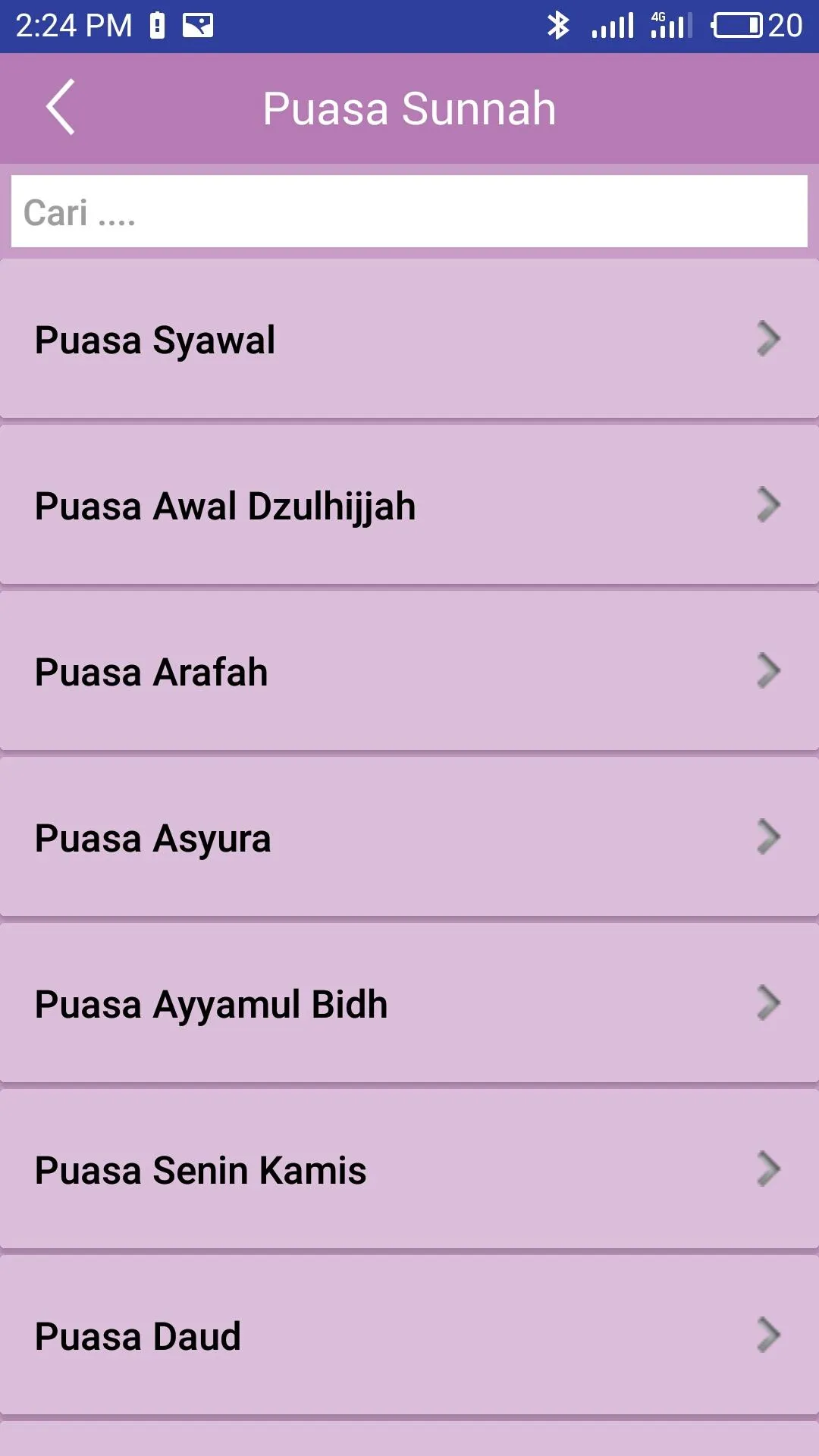 Kalender Puasa Wajib Sunnah | Indus Appstore | Screenshot