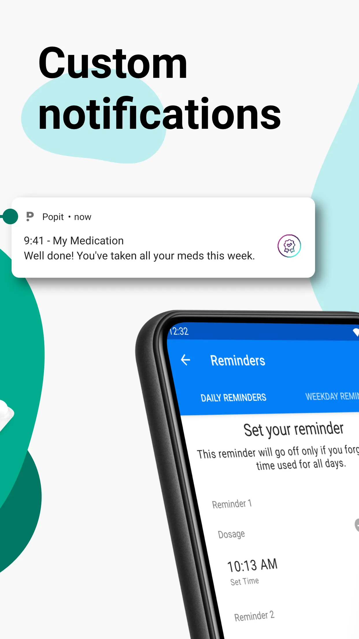 Popit Medication Reminder | Indus Appstore | Screenshot