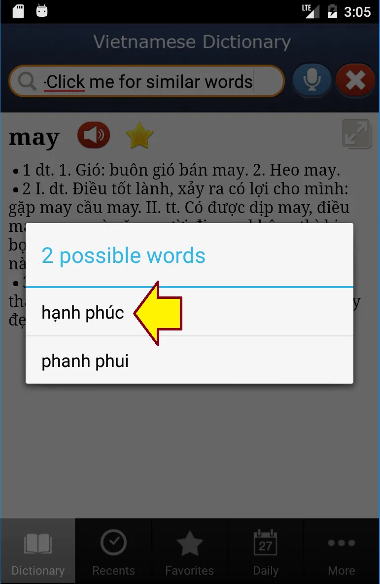 Vietnamese Dictionary | Indus Appstore | Screenshot