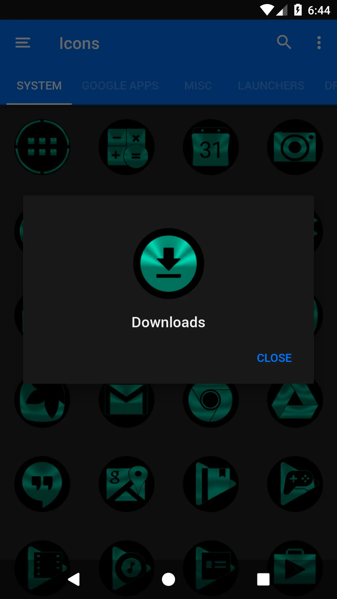 Oreo Teal Icon Pack | Indus Appstore | Screenshot