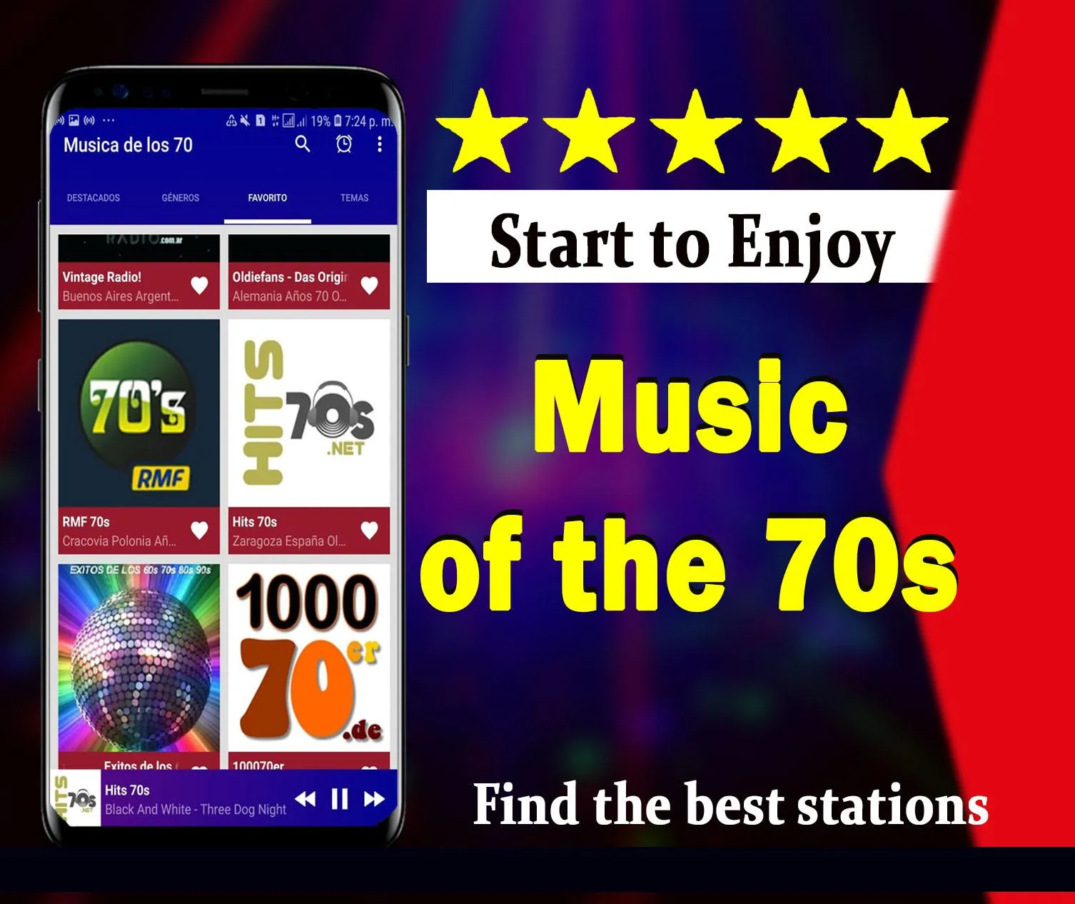 Music 70s | Indus Appstore | Screenshot