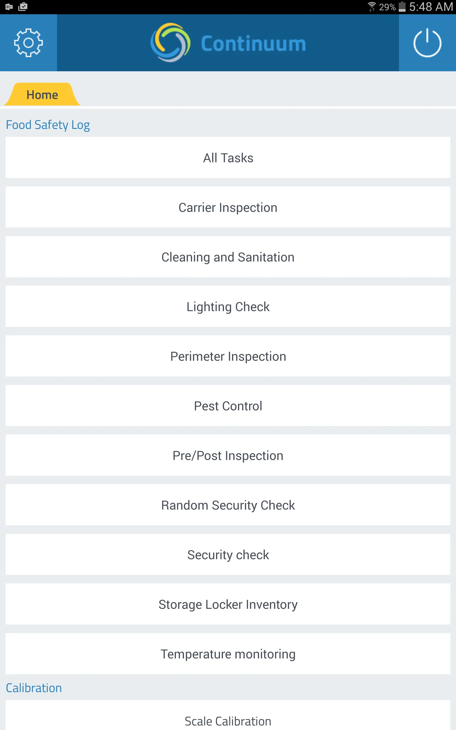 Continuum Food Safety | Indus Appstore | Screenshot