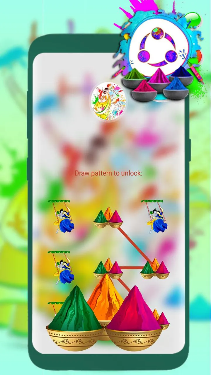 Holi Dance Launcher Theme | Indus Appstore | Screenshot