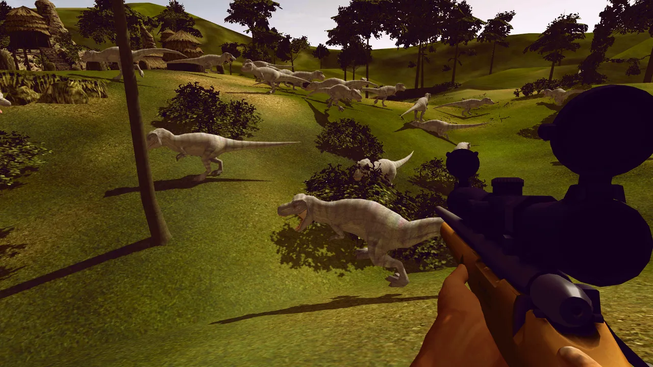 Dino Down: A Sniper's Odyssey | Indus Appstore | Screenshot