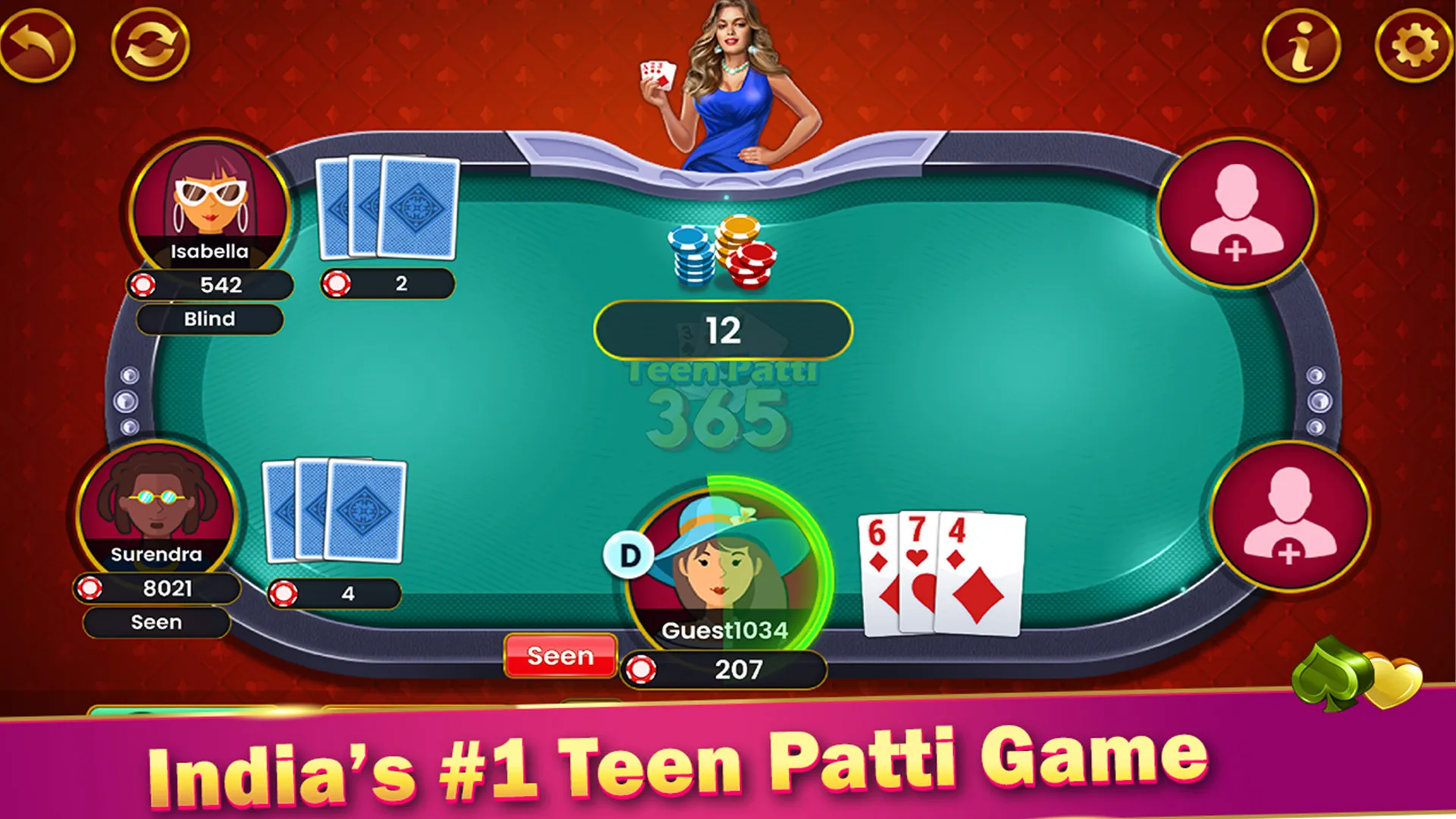Teen Patti 365 Real Game | Indus Appstore | Screenshot