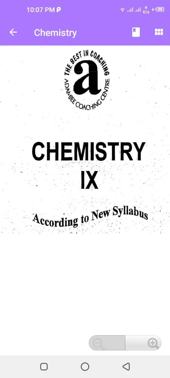 Adamjee Chemistry IX | Indus Appstore | Screenshot