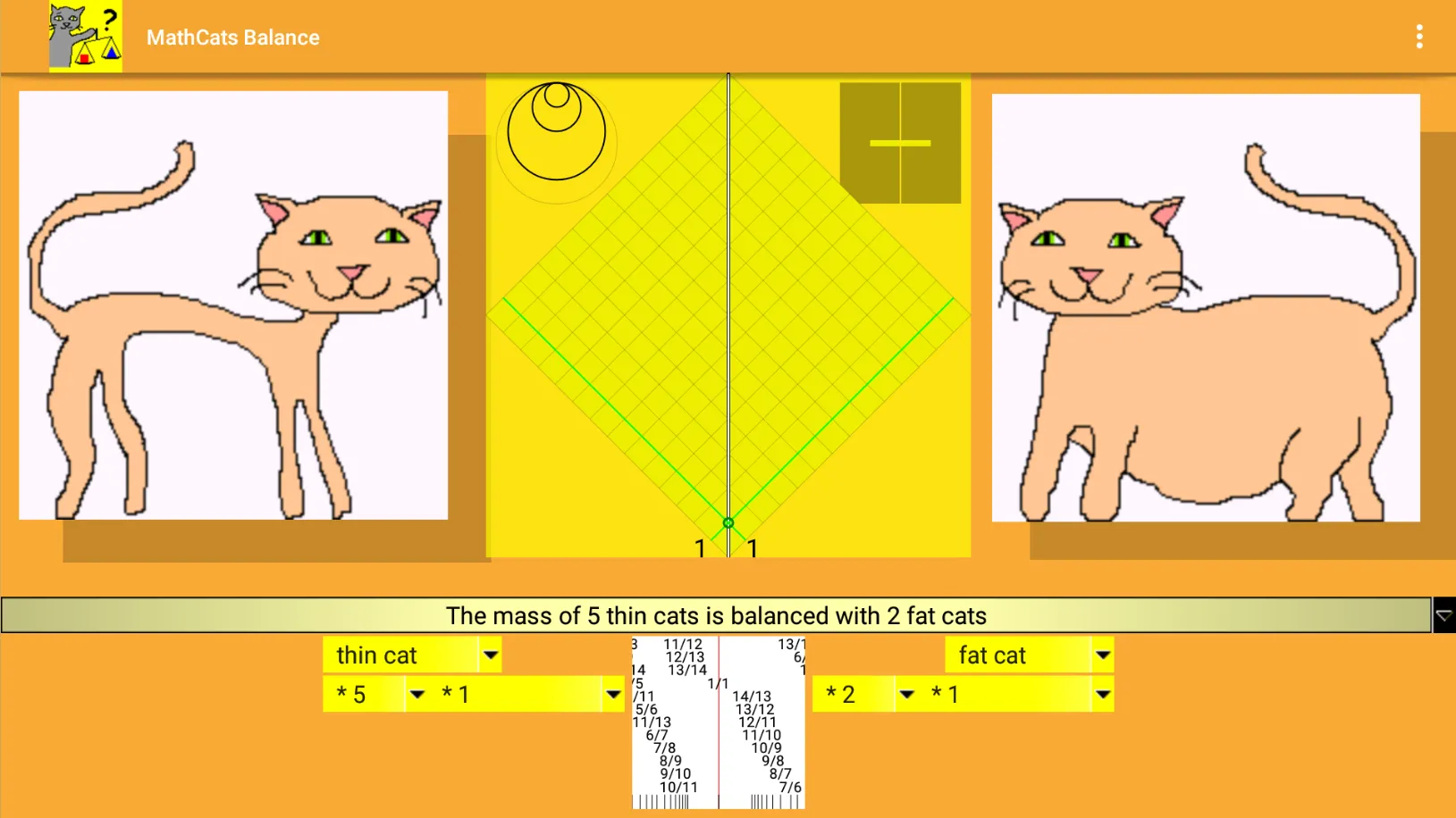 MathCats balance | Indus Appstore | Screenshot