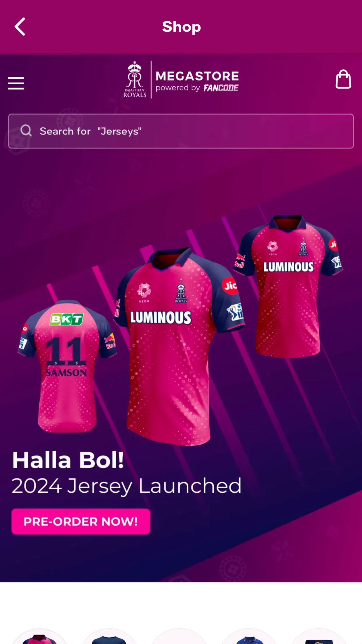 Rajasthan Royals Official App | Indus Appstore | Screenshot