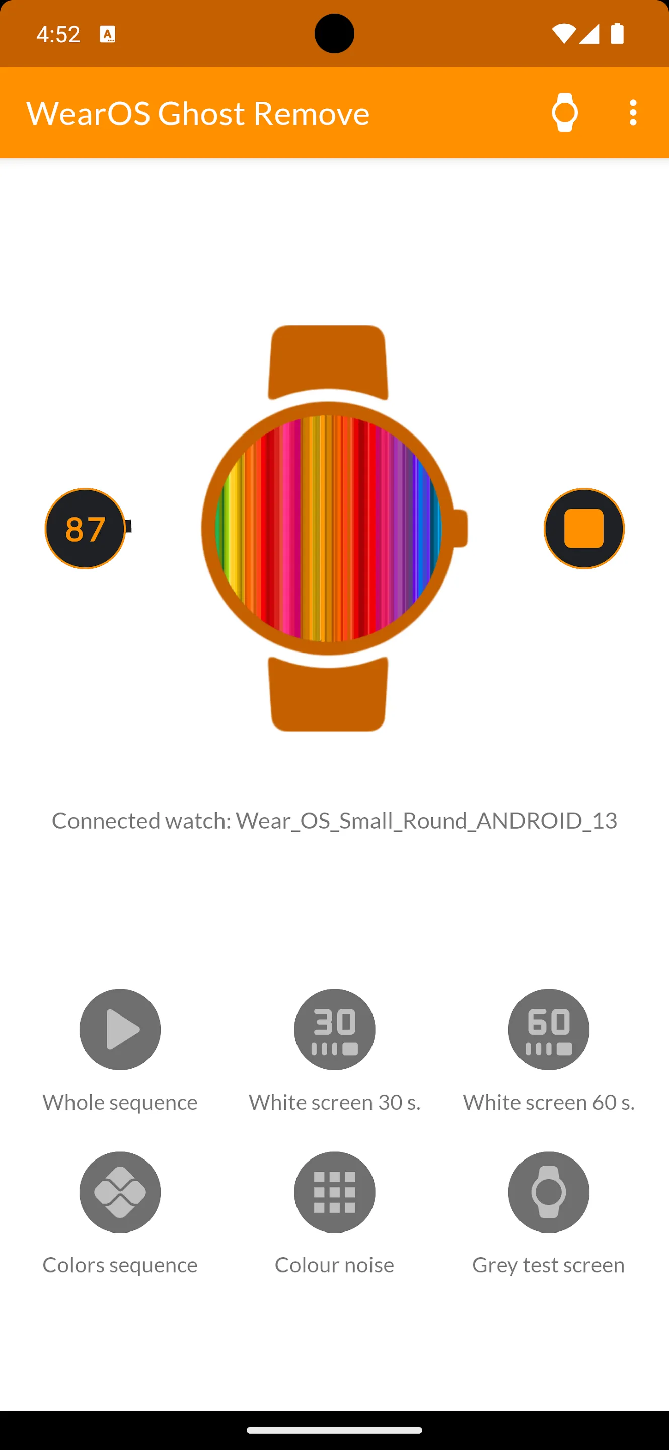 Wear OS - LCD Ghost Remove | Indus Appstore | Screenshot