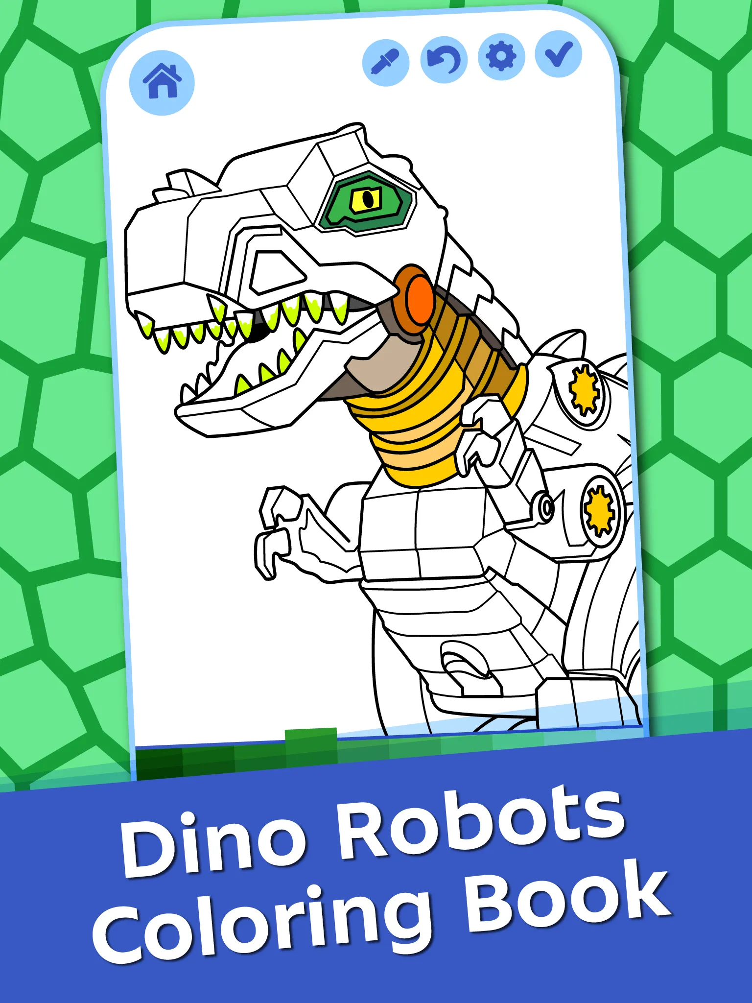 Dino Robots Coloring for Boys | Indus Appstore | Screenshot