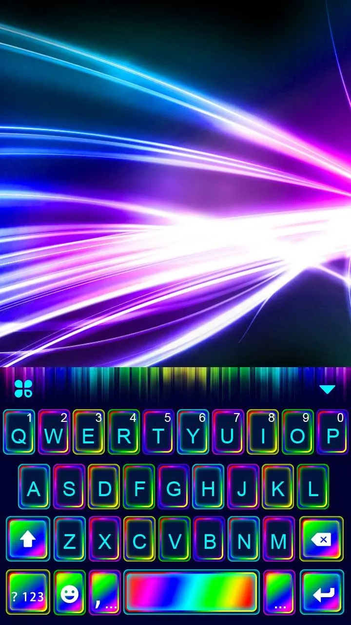 Super Neon 3D Theme | Indus Appstore | Screenshot