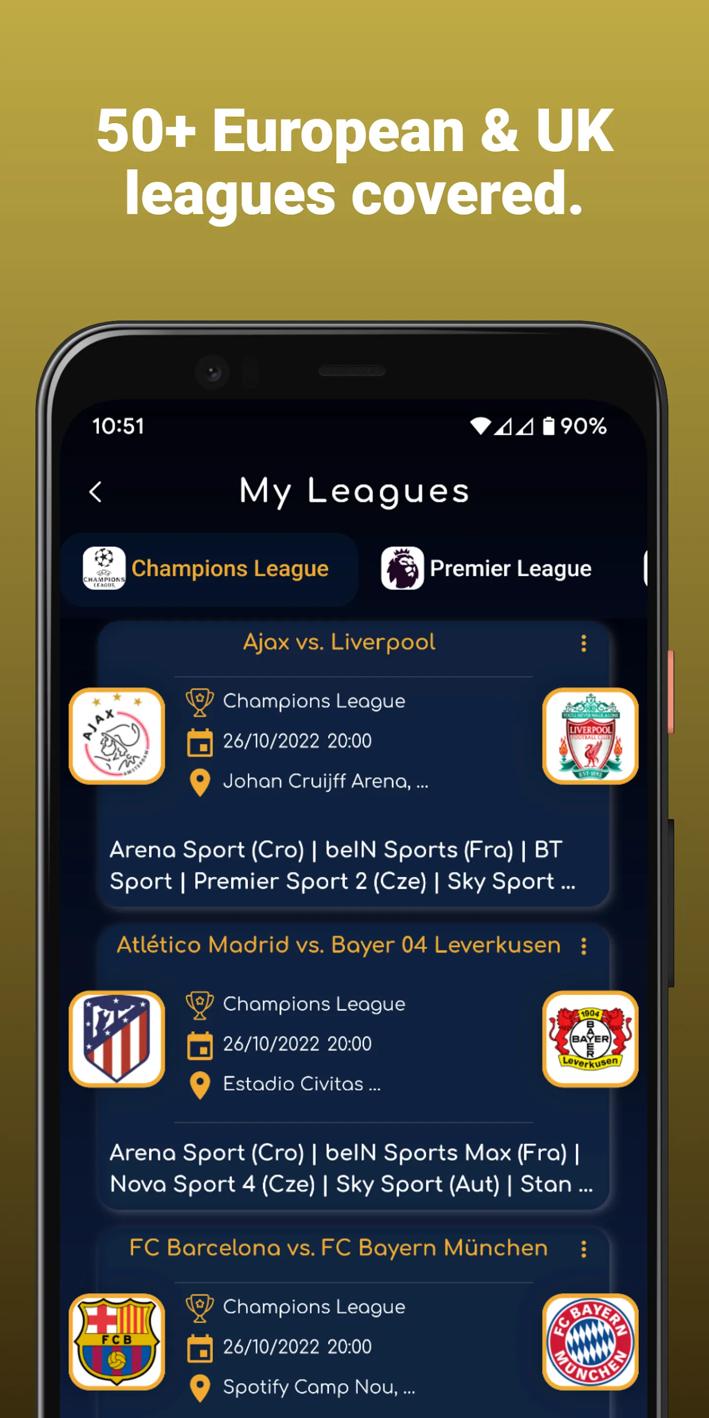 Live Football TV - ScoreStack | Indus Appstore | Screenshot