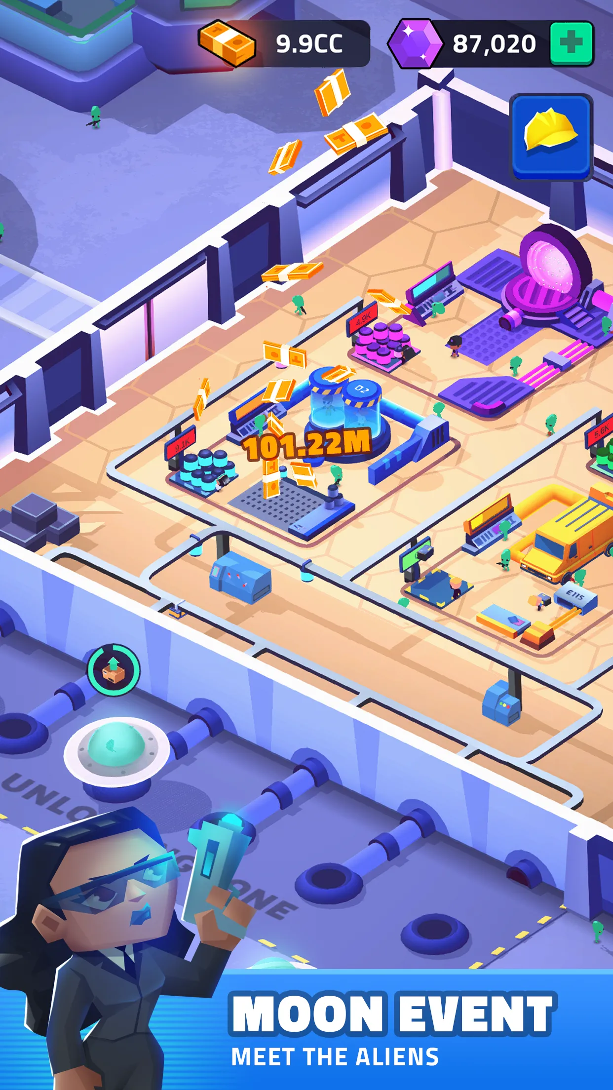 Idle Area 51 | Indus Appstore | Screenshot