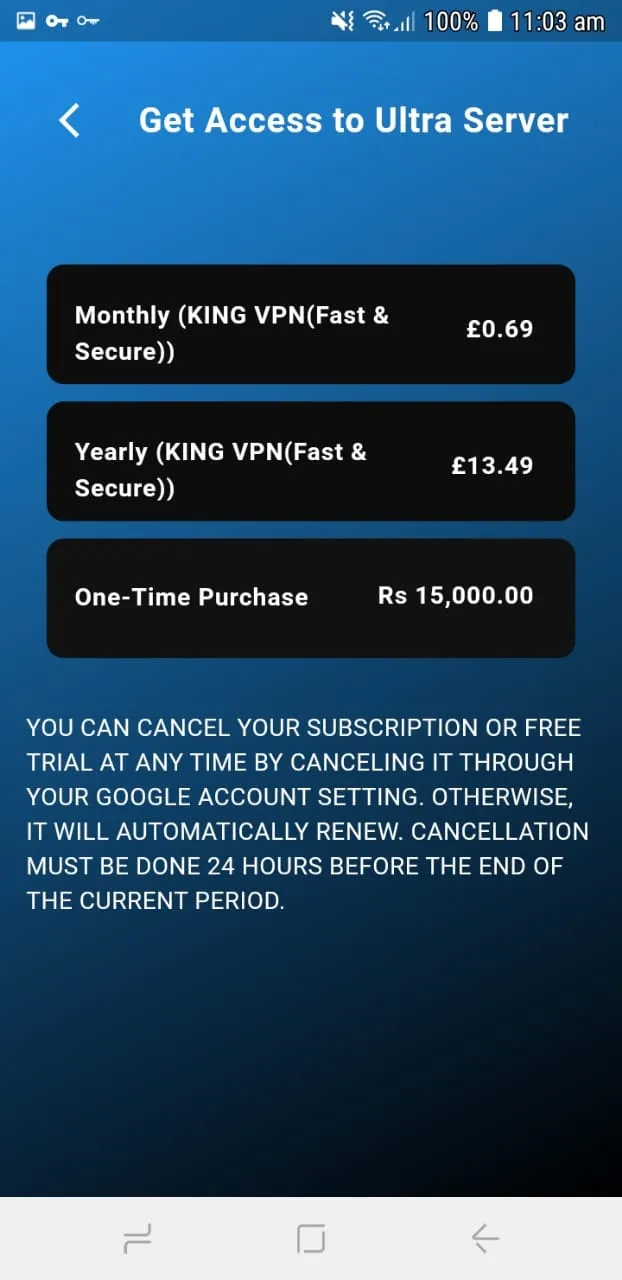 KING VPN (Fast & Secure) | Indus Appstore | Screenshot