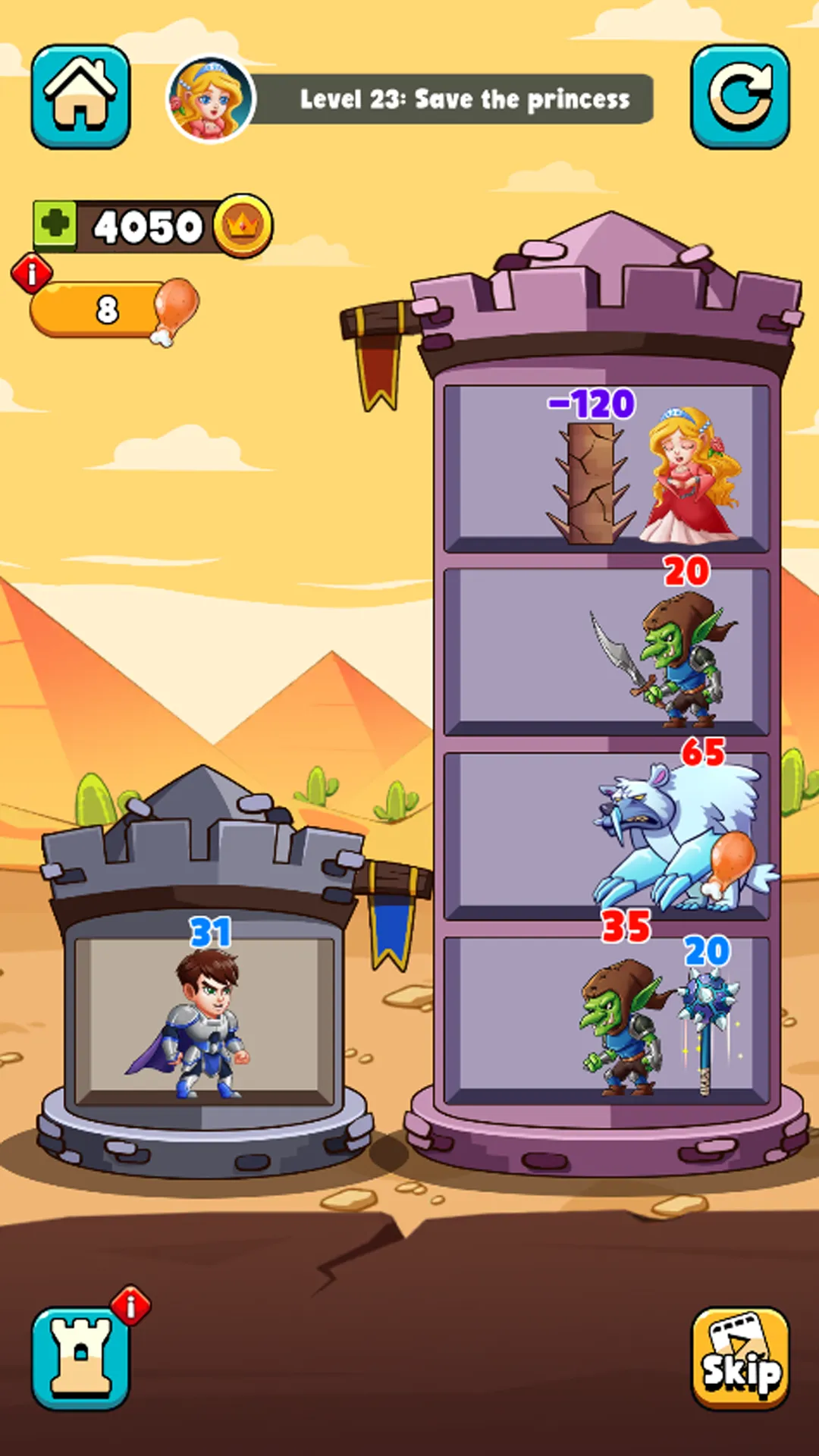 Hero Tower Wars - Merge Puzzle | Indus Appstore | Screenshot