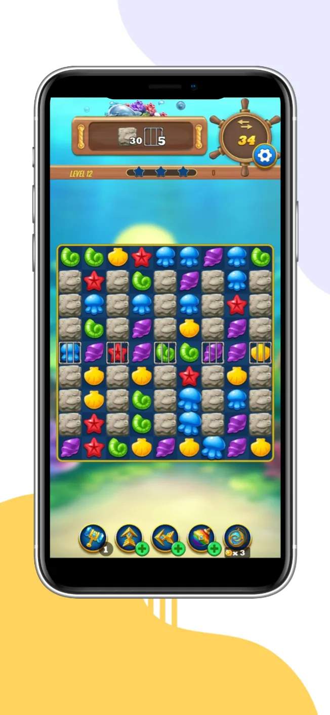 Ocean Blast Match 3 | Indus Appstore | Screenshot