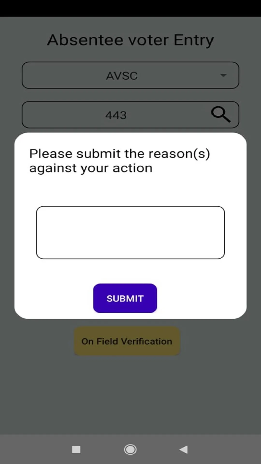 Absentee Voters App | Indus Appstore | Screenshot