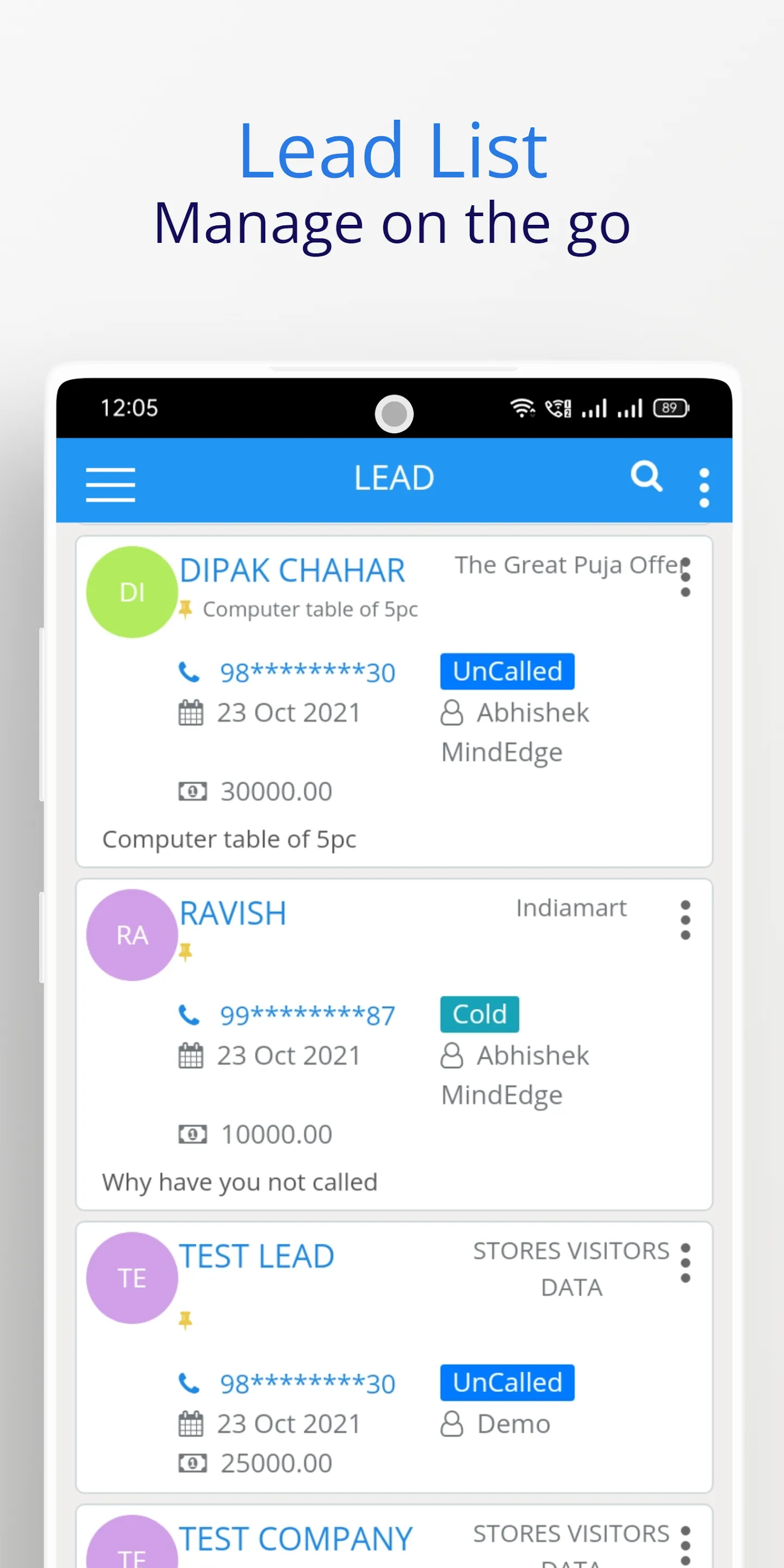 DigiLead+ | Indus Appstore | Screenshot