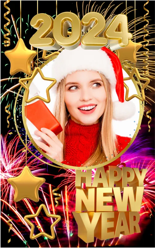 New Year Photo Frame 2024 | Indus Appstore | Screenshot