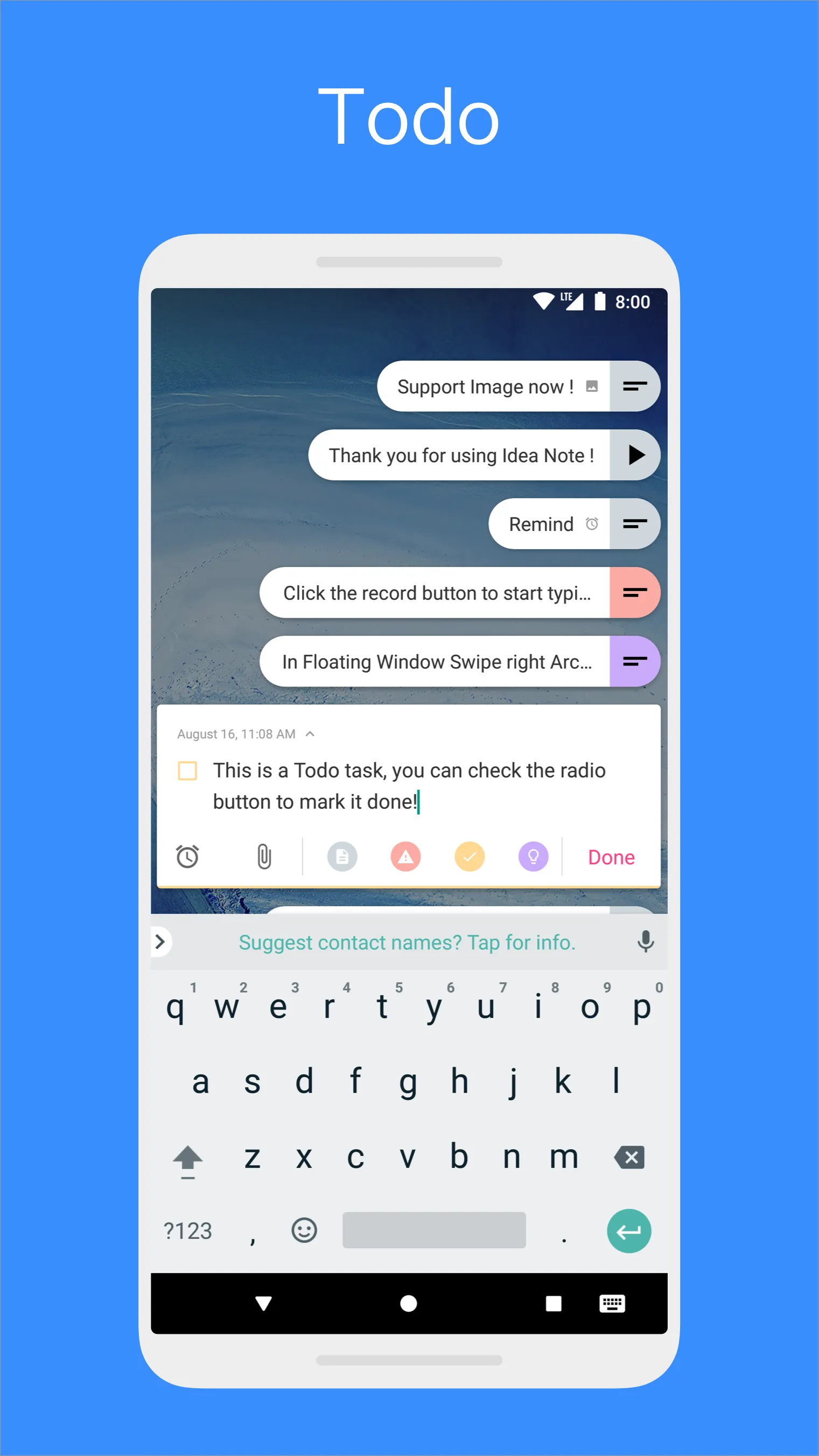 Idea Note-Floating Voice Note | Indus Appstore | Screenshot