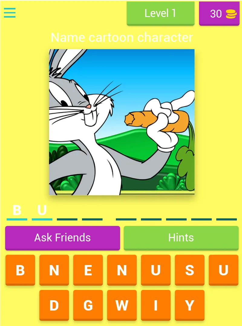 Cartoon Characters Quiz | Indus Appstore | Screenshot