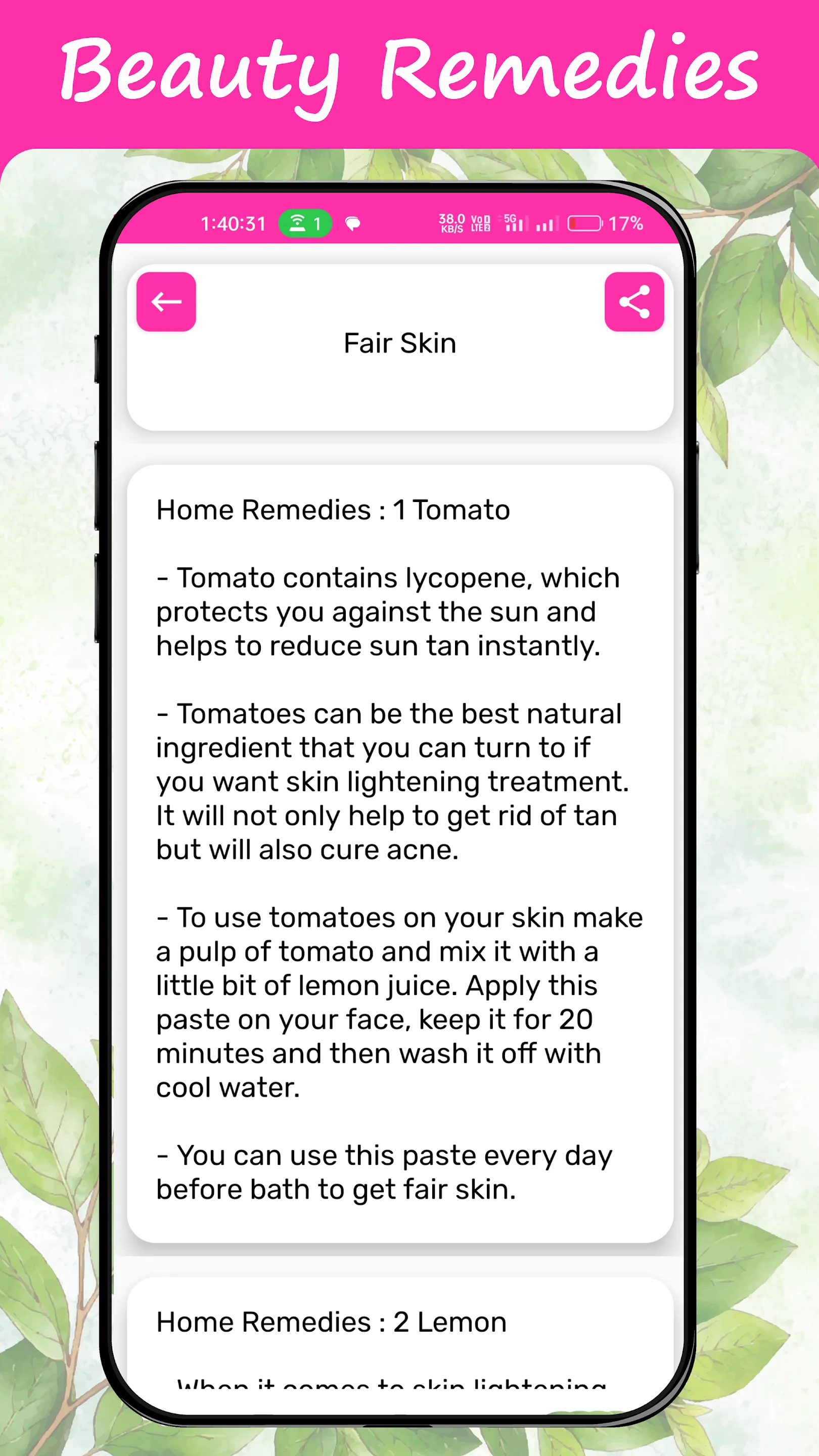 Beauty Tips: Hair & Skin Care | Indus Appstore | Screenshot