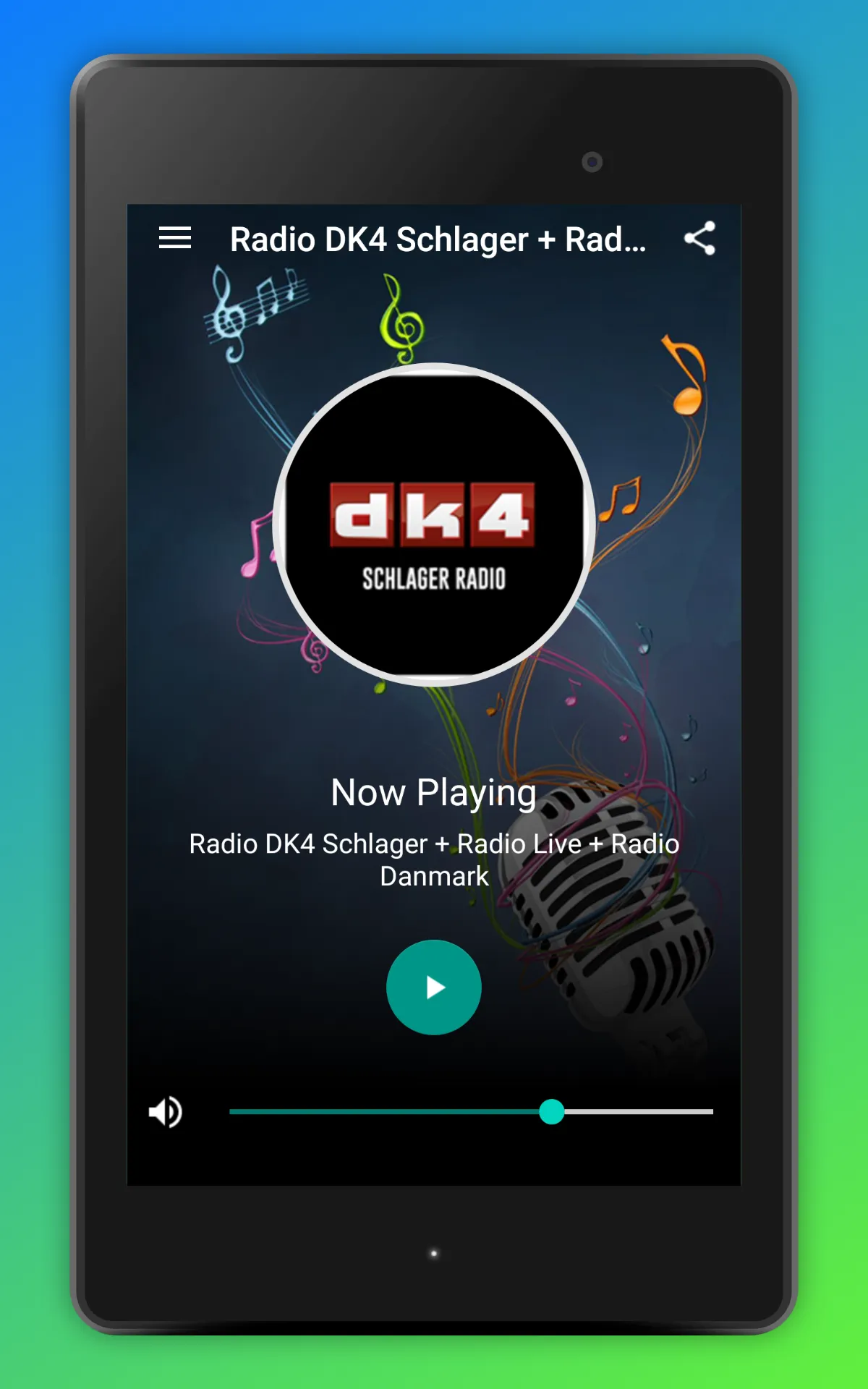 DK4 Radio Schlager App Danmark | Indus Appstore | Screenshot