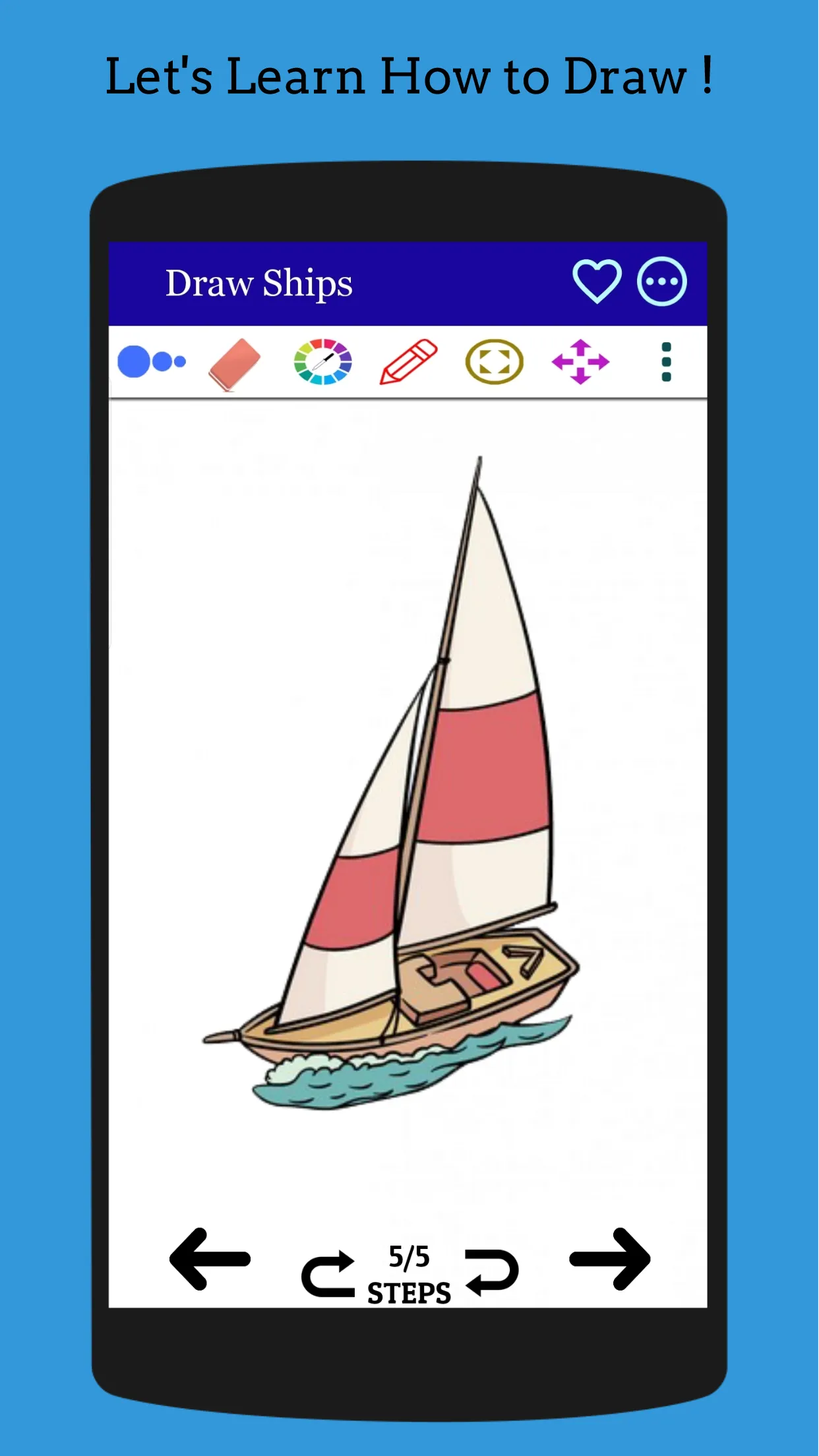 How to Draw Ship Step by Step | Indus Appstore | Screenshot