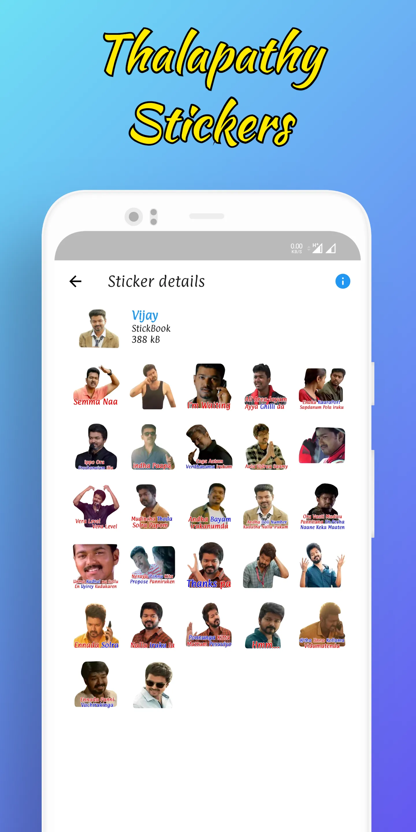 StickBook - Tamil WASticker | Indus Appstore | Screenshot