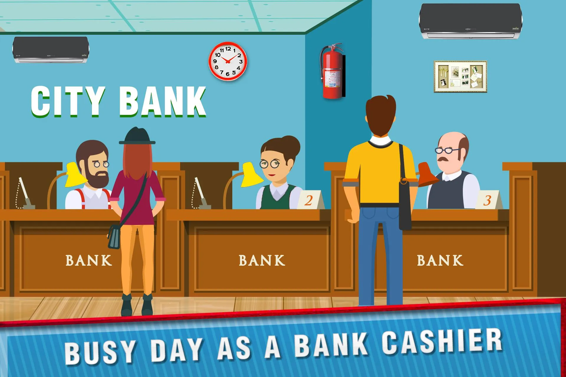 Bank Manager Cashier Game Sim | Indus Appstore | Screenshot