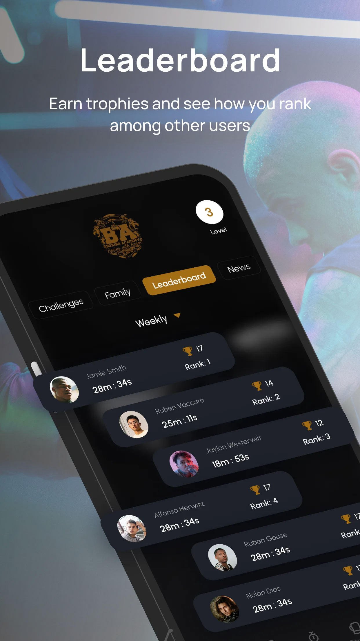 BoxingFam Home Boxing Workouts | Indus Appstore | Screenshot