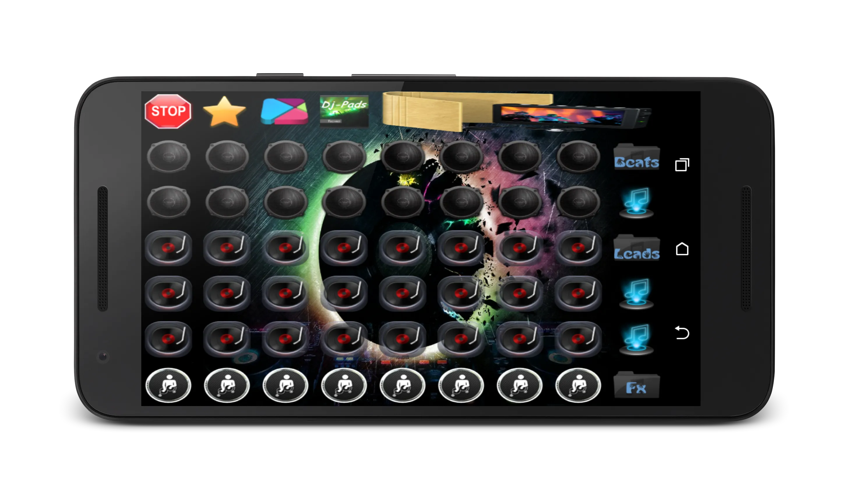 Electronic Trance Dj Pad Mixer | Indus Appstore | Screenshot