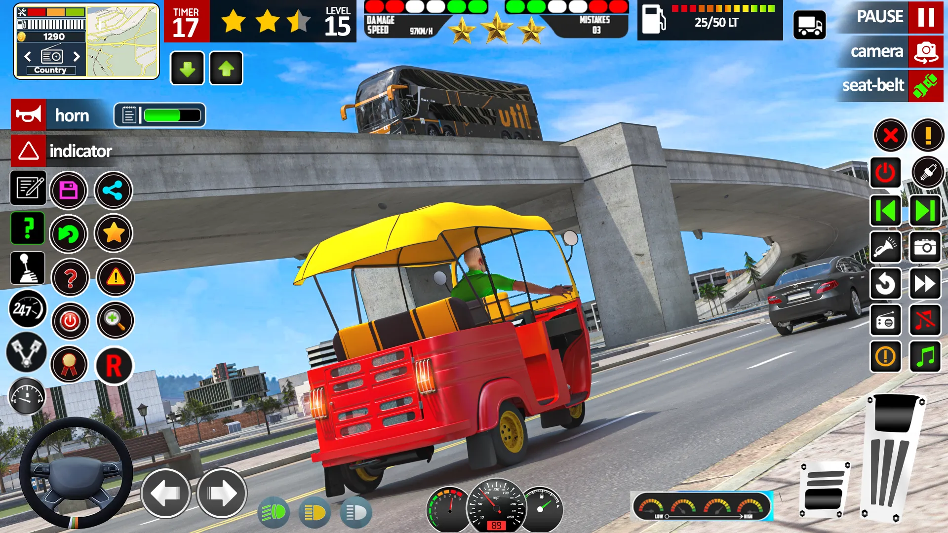 TukTuk Rickshaw Driving Games | Indus Appstore | Screenshot