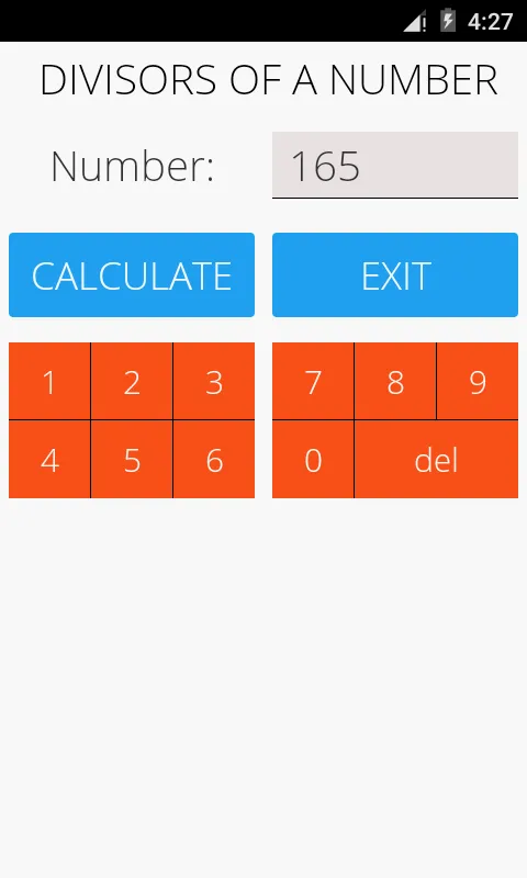 Divisors of a Number | Indus Appstore | Screenshot