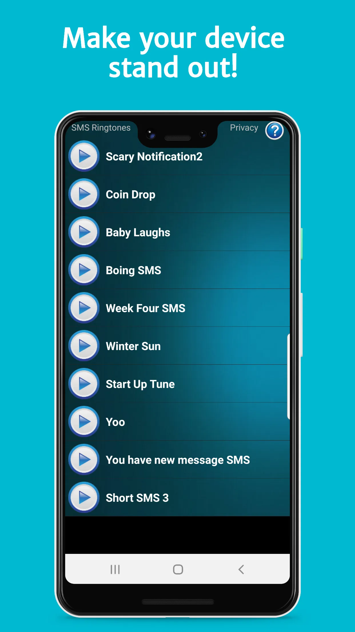 SMS Ringtones | Indus Appstore | Screenshot